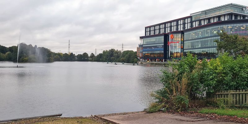 Resorts World Birmingham przy NEC wczesnym wieczorem